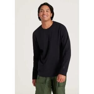 Allbirds NWT Men's Natural Black Organic Cotton Long Sleeve T-Shirt Size L